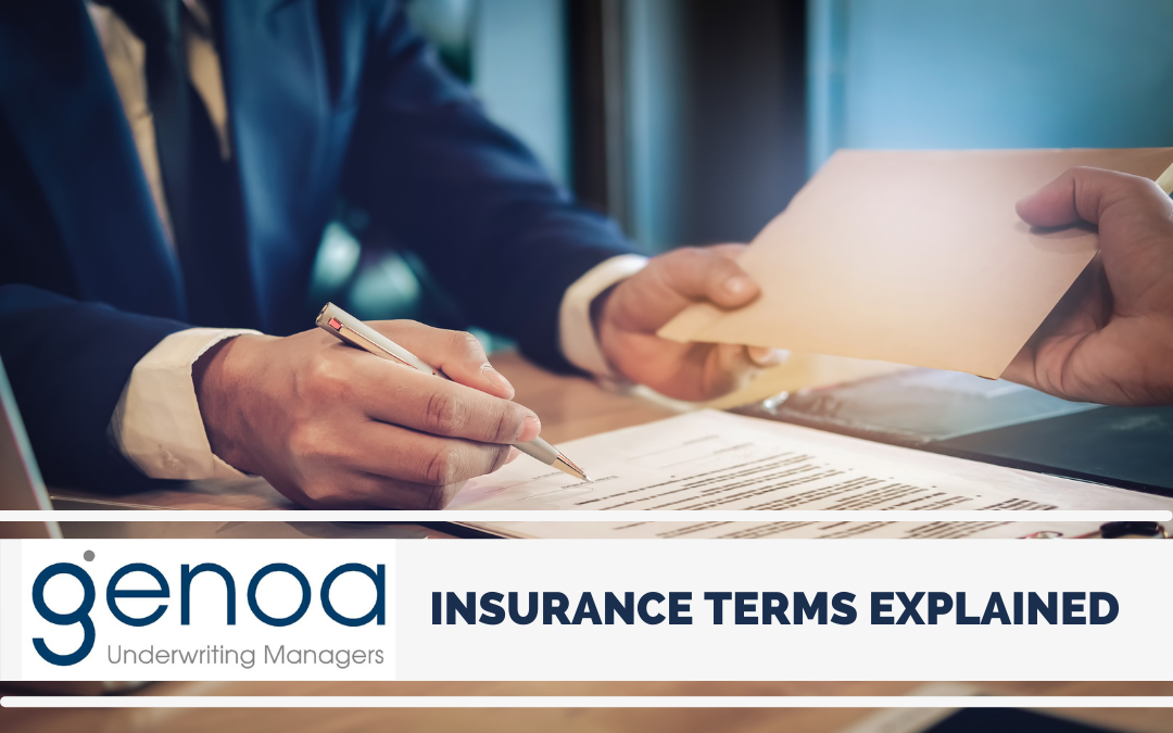 Commonly Used Insurance Terms Commonly Used Insurance Terms