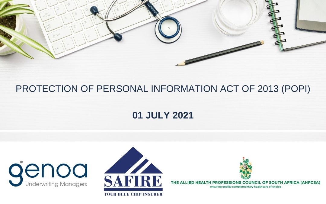 Online session: Protection of Personal Information Act of 2013 (POPI)