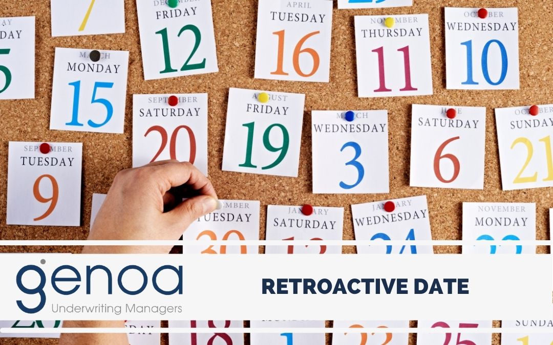 Why is a retroactive date important for claims made coverage?